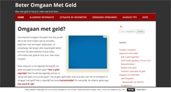 Desktop Screenshot of beteromgaanmetgeld.nl