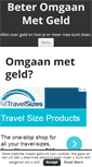 Mobile Screenshot of beteromgaanmetgeld.nl
