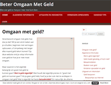 Tablet Screenshot of beteromgaanmetgeld.nl